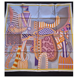 Hermès-Hermès square the imaginary saddle-Multiple colors