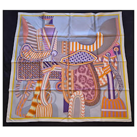 Hermès-Hermès square the imaginary saddle-Multiple colors