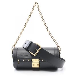 Borsa Trunk Papillon in pelle Epi Louis Vuitton M58655 Nero