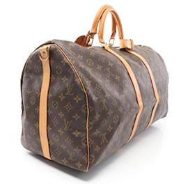Louis Vuitton-Louis Vuitton Monogram Keepall Bandouliere 55 Bag-Brown