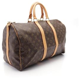 Louis Vuitton-Louis Vuitton Monogram Keepall Bandouliere 45 Bag-Brown