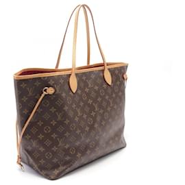 Louis Vuitton-Louis Vuitton Neverfull GM Tote Bag PVC Leather-Brown