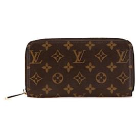 Louis Vuitton-Louis Vuitton Monogram Zippy Wallet M60017-Brown