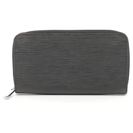 Louis Vuitton-Louis Vuitton Epi Leather Zippy Wallet M61857-Black