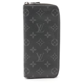 Louis Vuitton-Louis Vuitton Monogram Eclipse Zippy Wallet M62295-Black