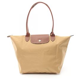 Longchamp Le Pliage Original L Tote Bag Nylon Leather Brown