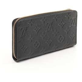 Louis Vuitton-Louis Vuitton Monogram Empreinte Leather Zippy Wallet M61864-Black
