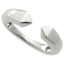 Autre Marque-K10WG Diamond Ring 16 Size-White