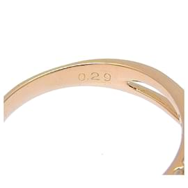 Autre Marque-K18PG Pink Gold Diamond Ring 10.5-Pink