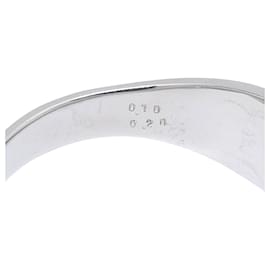 Autre Marque-K18WG Black Diamond Ring 27-White