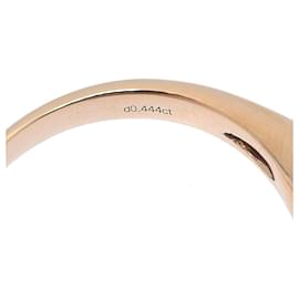 Autre Marque-K18 Diamond Ring Double Heart Motif-Pink