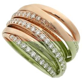 Autre Marque-K18PG Diamond Ring 1.00ct No Brand-Golden