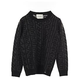 Fendi-Fendi Wool Knit Top FENDI × MARC JACOBS-Black