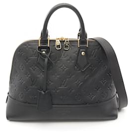 Louis Vuitton-Louis Vuitton Neo Alma PM Leather Handbag M44832-Black