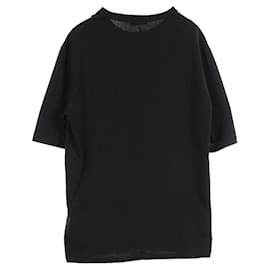 Balmain-Balmain Cotton T-Shirt Black BH1EH015-Black