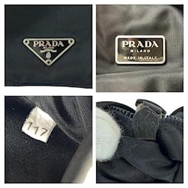 Prada-Prada Nylon Tessuto Triangle Logo Crossbody-Black
