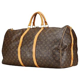 Louis Vuitton-Louis Vuitton Monogram Keepall Bandouliere 60 Bag-Brown