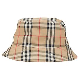 Burberry Nova Check Bucket Hat Cotton XL Other