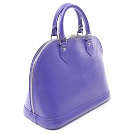 Louis Vuitton-Louis Vuitton Epi Leather Alma PM Handbag M4060G-Purple