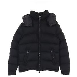 Moncler MONTGENEVRE Down Jacket Wool Black Black