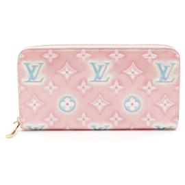 Louis Vuitton-Louis Vuitton Patent Leather Zippy Wallet M81145-Pink