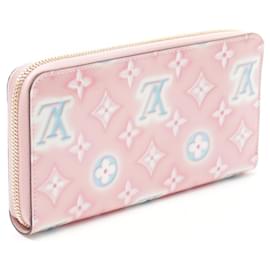 Louis Vuitton-Louis Vuitton Patent Leather Zippy Wallet M81145-Pink