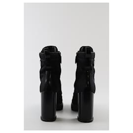 Prada-Laced boots-Black