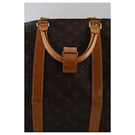 Louis Vuitton-Keepall travel bag in leather-Brown