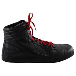 Gucci-Tênis de couro-Preto