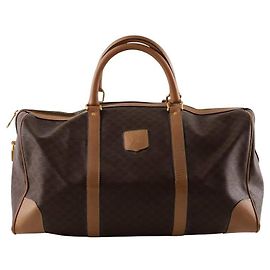 Céline Sac de voyage Triomphe Vintage en cuir Marron