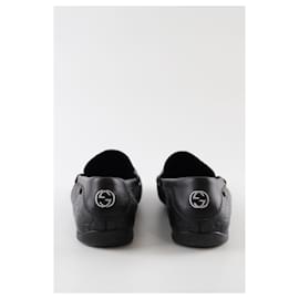 Gucci-Mocassins de couro-Preto