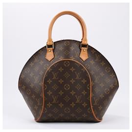 Louis Vuitton-Louis Vuitton Monogram Canvas Ellipse MM Handbag M51126-Brown