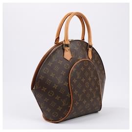 Louis Vuitton-Louis Vuitton Monogram Canvas Ellipse MM Handbag M51126-Brown