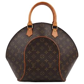 Louis Vuitton-Louis Vuitton Monogram Canvas Ellipse MM Handbag M51126-Brown