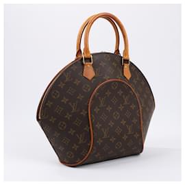 Louis Vuitton-Louis Vuitton Monogram Canvas Ellipse MM Handbag M51126-Brown
