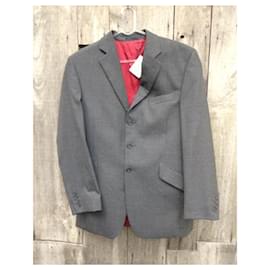 Hackett London-Blazers Jackets-Grey
