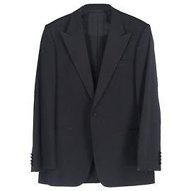 Boss by Hugo Boss Single-Breasted Blazer and Trousers Set in Black Wool Black