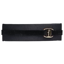 Salvatore Ferragamo Black hairclip Black
