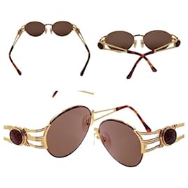 Fendi-Fendi Vintage Gold Brown Tortoise 90s Sunglasses FS 149-Brown,Golden
