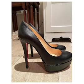 Christian Louboutin-Bianca 140 taille enfant EU 37,5-Noir,Rouge