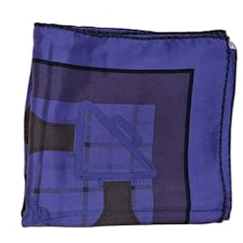 Hermès-Hermès square tatersale 90 overdyed-Multiple colors
