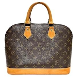 Louis Vuitton-Louis Vuitton Alma Monogram Handbag M51130-Brown