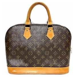 Louis Vuitton-Louis Vuitton Alma Monogram Handbag M51130-Brown
