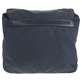 Prada-Prada Nylon Tessuto Triangle Logo Crossbody-Black
