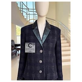 Chanel-Rare Paris / Edinburgh CC Gripoix Buttons Tweed Jacket 36 FR-Multiple colors