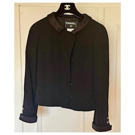 Chanel-Jackets-Black