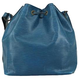 Louis Vuitton-LOUIS VUITTON Epi Petit Noe Shoulder Bag Blue M44105 LV Auth 104365-Blue