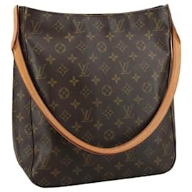 Louis Vuitton-LOUIS VUITTON Monogram Looping GM Shoulder Bag M51145 LV Auth 104300-Monogram