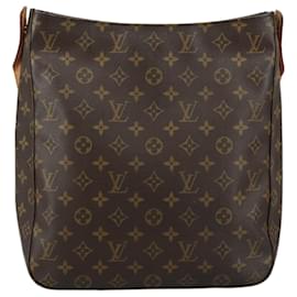 Louis Vuitton-LOUIS VUITTON Monogram Looping GM Shoulder Bag M51145 LV Auth 104300-Monogram