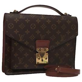 Louis Vuitton-LOUIS VUITTON Monogram Monceau 28 Hand Bag 2way M51185 LV Auth ep7000-Monogram